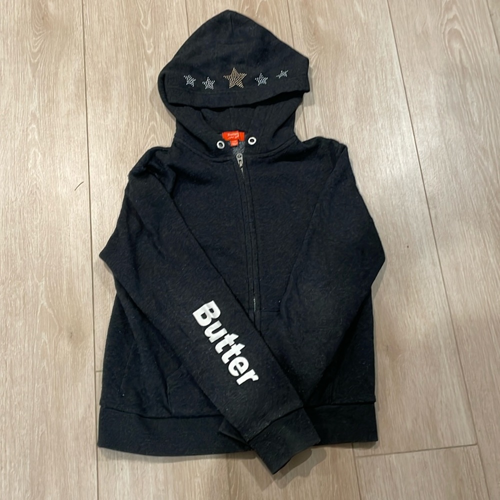 Butter Super Soft hoodie with full zipper size (L) 12